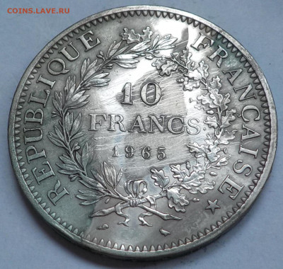 С 200 р. 10 francs 1965 Francaise до 19.04.2022 - 22:00 - DSCN9670.JPG
