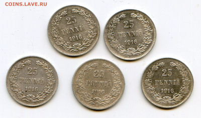 Финляндия. 1916. 25 пенни. S. ХF. 21.04 в 22.00 - img579