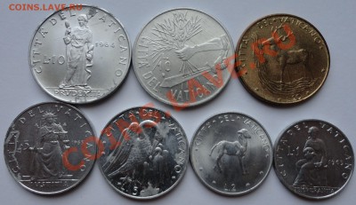 Продам монеты Ватикана и Сан-Марино. - 1