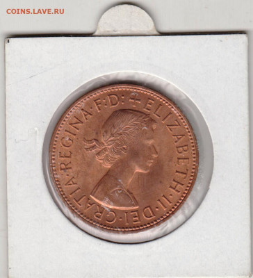 ВЕЛИКОБРИТАНИЯ 1 пенни 1967 г. до 21.04.22 г. в 23.00 - 023