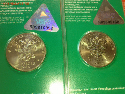 2011-2014гг. 25 рублей СОЧИ (цветные) Все 7-8 разновидностей - 17.JPG