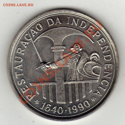 ПОРТУГАЛИЯ 100 ЭСКУДО 1990 НЕЗАВИСИМОСТЬ 21.11.11 В 22Ч(827) - img446