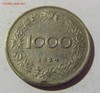 1000 крон 1924 Австрия №1 23.04.22 22:00 М - CIMG9781.JPG
