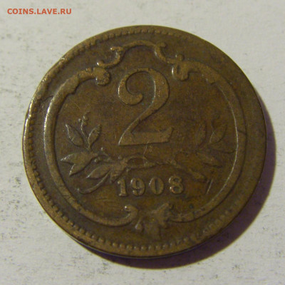 2 геллера 1908 Австрия №1 23.04.22 22:00 М - CIMG9821.JPG