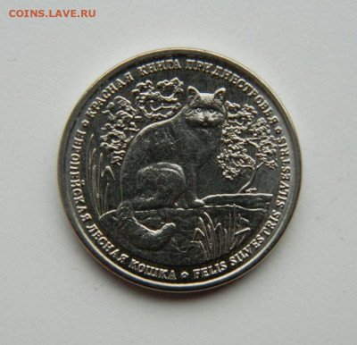 Приднестровье 1 рубль 2020 г. (Кошка) Юбилейная  до 21.04.22 - DSCN4614.JPG