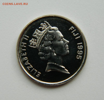 Фиджи 5 центов 1995 г. (Юбилейная) Фауна до 21.04.22 - DSCN4674.JPG