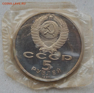 5 рублей 1991 года Госбанк ПРУФ (зайка) - DSCN8015.JPG
