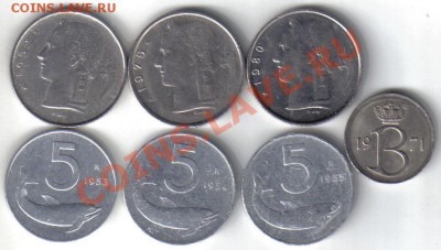 Монеты Бельгии, Италии до 19.11 21.00мск - Монеты Бельгии, Италии-1
