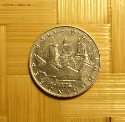 Сан Марино, 10 лир 1976 г. с 1 р. до 23.04.22 22:00 - P1060362.JPG