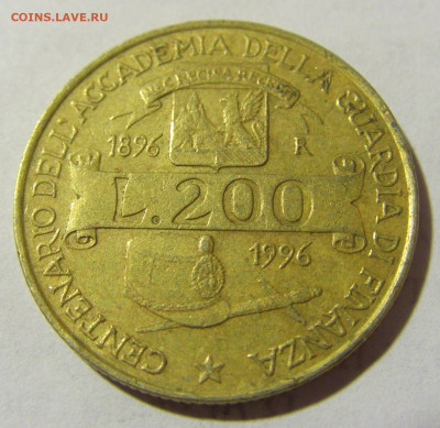 200 лир 1996 академия Италия №1 24.04.2022 22:00 МСК - CIMG0628.JPG