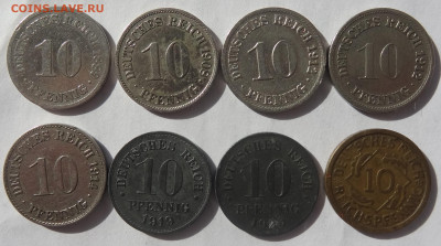 10 пфеннигов-8шт.(1889-1924гг.) до 22.04. в 22:00мск. - DSC00648 (2).JPG