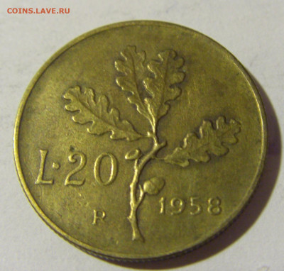 20 лир 1958 Италия №1 24.04.2022 22:00 МСК - CIMG0864.JPG