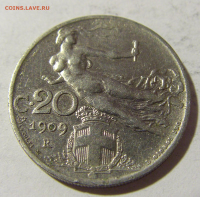 20 чентезимо 1909 Италия №1 24.04.2022 22:00 МСК - CIMG1134.JPG