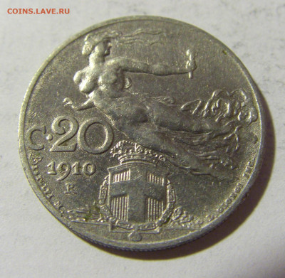 20 чентезимо 1910 Италия №1 24.04.2022 22:00 МСК - CIMG1138.JPG