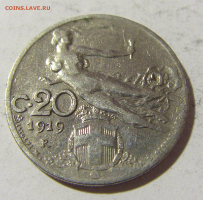 20 чентезимо 1919 новый тип Италия №1 24.04.2022 22:00 МСК - CIMG1158.JPG