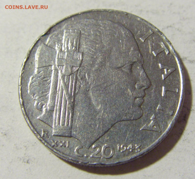 20 чентезимо 1943 Италия №1 24.04.2022 22:00 МСК - CIMG1178.JPG