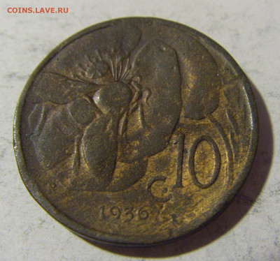 10 чентезимо 1936 старый тип Италия №2 24.04.2022 22:00 МСК - CIMG1242.JPG