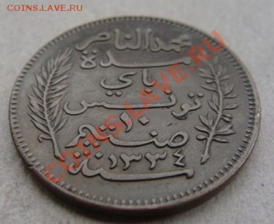 - Тунис -  10 сантимов 1916 -  до 22.11.2011 - Coin1122(4)