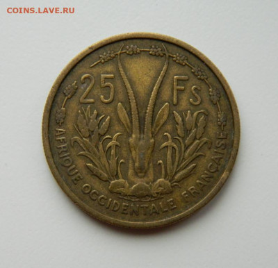 Французская Западная Африка 25 франков 1956 г. до 25.04.22 - DSCN4845.JPG