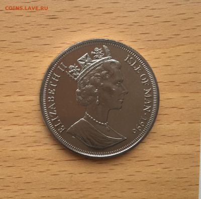 Крона Шайба Остров Мэн 1 крона 1996 Цветочные феи Роза флора - IMG_7240.JPG