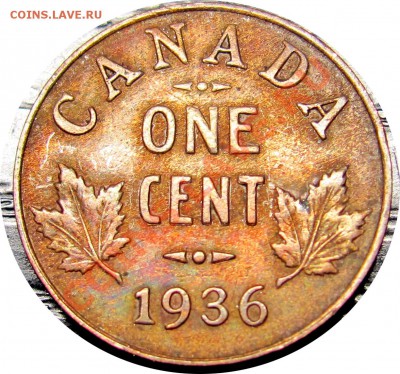 D96 Канада 1¢ 1936 до 23.11 в 22°° - D96 1c 1936_1