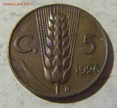 5 чентезимо 1926 Италия №1 24.04.2022 22:00 МСК - CIMG1344.JPG