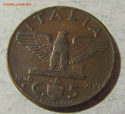 5 чентезимо 1938 Италия №1 24.04.2022 22:00 МСК - CIMG1360.JPG
