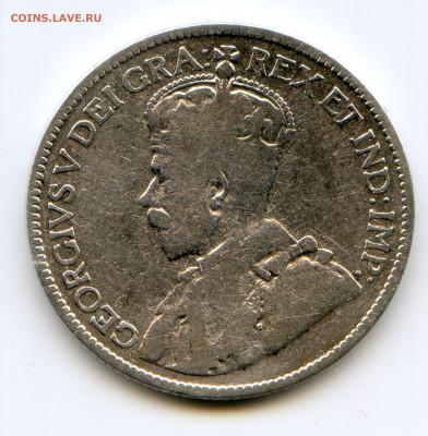 Канада. Георг V. 1914. 25 центов. Ag. F. До 30.04 в 22.00 - img519