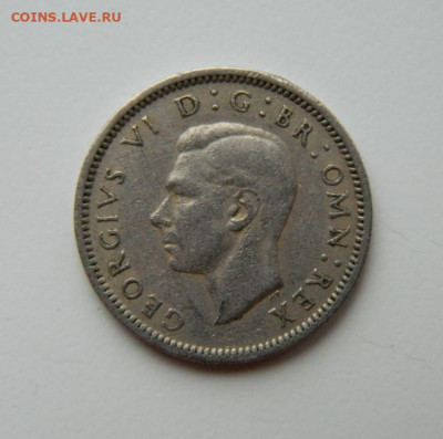Великобритания 6 пенсов 1949 г. до 28.04.22 - DSCN4920.JPG