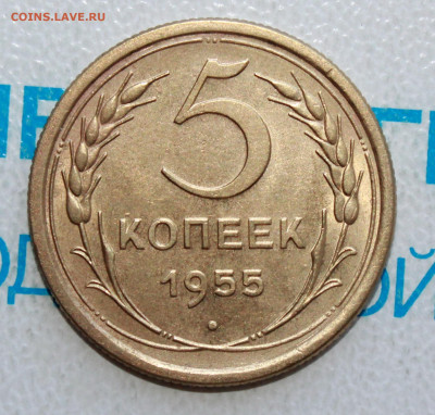 5 копеек 1955 Блеск До 28. 04. 22 г. в 22 00 по мск - IMG_0161.JPG
