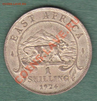 Британская Восточная Африка, 1 Шиллинг 1924, серебро (21.11) - 1924 16.112011 001