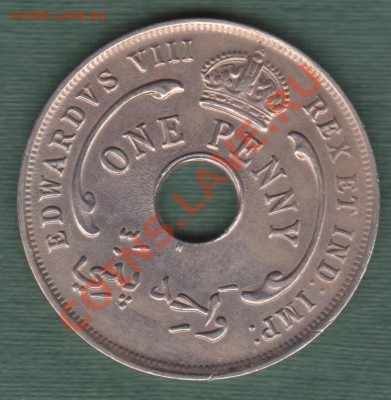 Британская Западная Африка, Пенни Эдуарда VIII (21.11) - WA18.112011