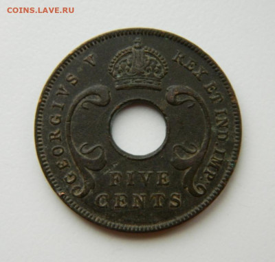 Британская Восточная Африка 5 центов 1925 г. до 03.05.22 - DSCN5045.JPG