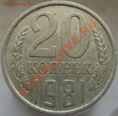 20 копеек 1981 год. Шт.3.1? - P1060880.JPG
