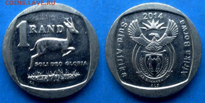 ЮАР - 1 ранд 2014 года до 3.05 - ЮАР 1 ранд, 2014