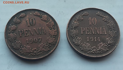 10 пенни,  1907, 1914гг - 20220428_183144