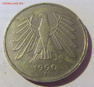 5 марок 1990 F Германия №1 06.05.2022 22:00 М - CIMG1966.JPG