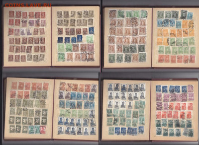 кляссер со старыми марками - Iенн