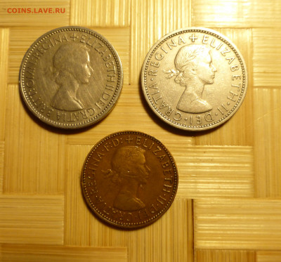 Великобритания, 12 монет. 1954-1992 гг. Блиц. - P1060411.JPG