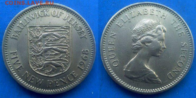 Джерси - 5 новых пенсов 1968 года до 7.05 - Джерси 5 новых пенсов, 1968