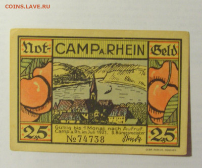 Нотгельд 25 пф 1919 Рейн (738) 09.05.22 22:00 М - CIMG3341.JPG