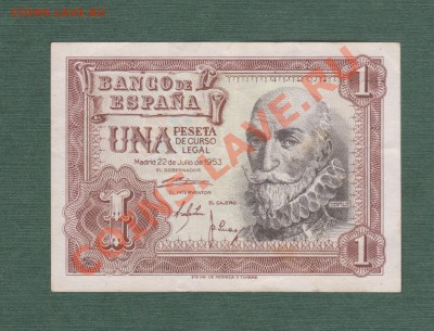 Испания 1 песета 1935,нечастая бона! - Испания 1-1953 18.112011