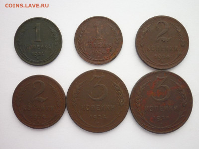 1, 2, 3 копейки 1924г.-по 2 шт., до 08.05.22г., 21.00 - P1190865.JPG