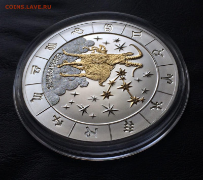 1000 Франков 2009 г.Козерог.3 унции серебро.Руанда до 08.05 - 6