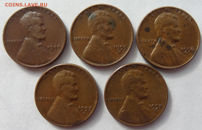 1 цент США-5шт.(1944-1958гг.) до 22.04. в 22:00мск. - DSC00684 (2).JPG