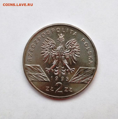 Польша 2 злотых Сом 1995 год. - сом2