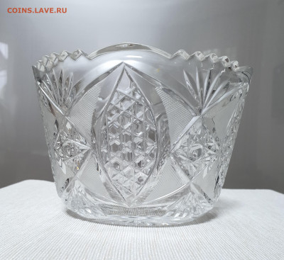 Ваза хрустальная СССР. конфетница. - ваза 1-1