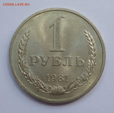 1 рубль 1981 года до 08.05.2022  22-00 мск - 81.1