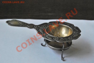 Чайное серебряное ситечко - 1915458673
