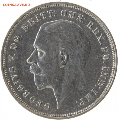 1 крона 1935 Англия соотношение сторон - 1 крона 2